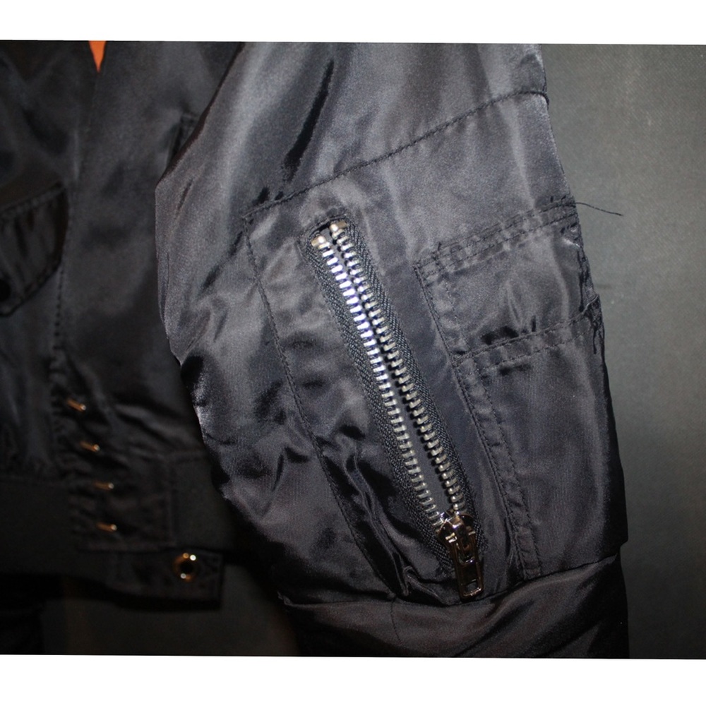 Crop Flight Jacket - Picture 3 of 5